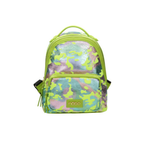 Rucsac Orchid - Piele ecologica - 25X28X10 cm - Verde - Moro imagine