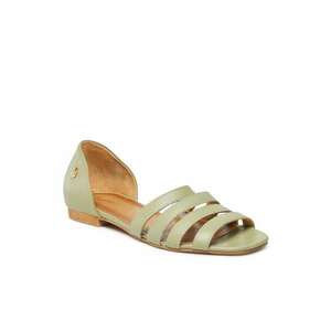 Sandale dama - 300683422 - Verde - Piele naturala - imagine