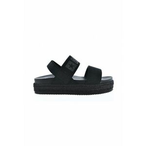 Sandale flatform cu barete din material textil imagine