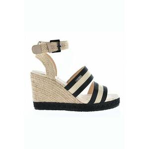 Sandale wedge cu iuta impletita imagine