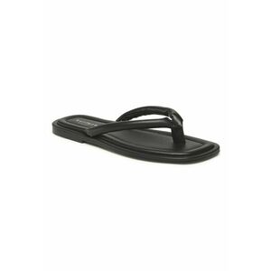 Papuci flip-flop dama - 302899227 - Piele ecologica - Negru imagine