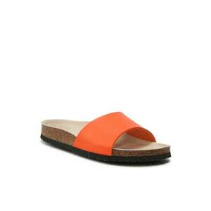 Papuci flip-flop dama - Textil - Portocaliu imagine