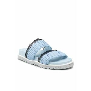 Papuci flip-flop dama - Textil - Albastru imagine