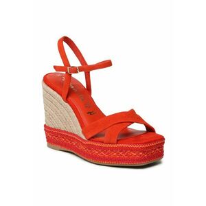 Sandale dama - 302245987 - Piele naturala - Rosu imagine