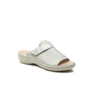 Papuci flip-flop dama - Textil - Gri imagine