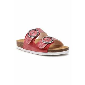 Papuci flip-flop dama - 302050963 - Piele ecologica - Rosu imagine