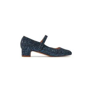 Pantofi Dora Bleumarin - Textil imagine