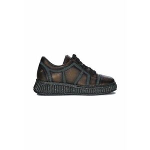 Sneakers 06713-25/00-8 Auriu - Piele lacuita imagine