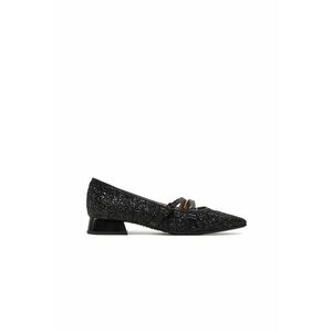 Pantofi Glitter-I24 BHI243567 Negru - Piele naturala imagine