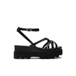 Sandale dama - 30396795636 - Piele ecologica - Negru imagine