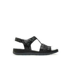 Sandale dama - 30366632339 - Piele naturala - Negru imagine