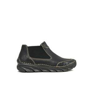 Botine dama - 30357434537 - Piele ecologica - Negru imagine