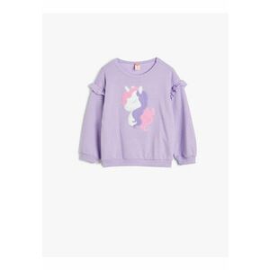 Bluza de trening cu volane Unicorn imagine