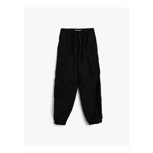 Pantaloni cargo de trening cu snur imagine