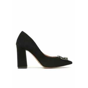 Pantofi dama 302341658 - Piele intoarsa - Negru imagine