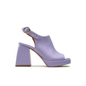 Sandale dama - 30233725537 - Piele naturala - Violet imagine