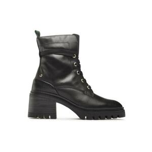 Botine dama - 30299852439 - Piele naturala - Negru imagine