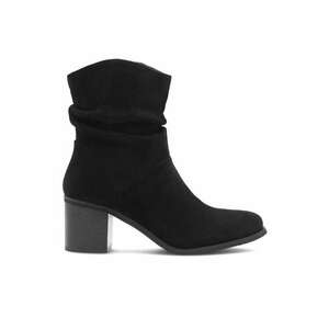 Botine dama - 590558805793235 - Piele ecologica - Negru imagine