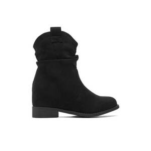 Botine dama - 590558807093140 - Piele ecologica - Negru imagine