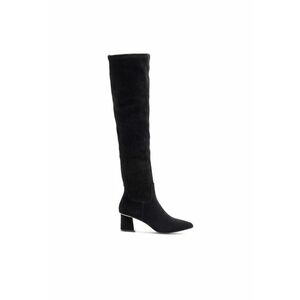 Botine dama - 590558803410038 - Piele naturala - Negru imagine