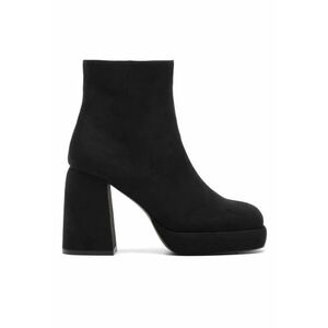 Botine dama - 590558809784639 - Piele ecologica - Negru imagine