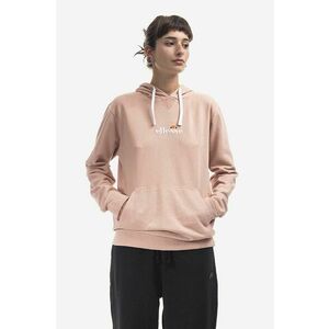 Ellesse hanorac de bumbac Daphni Oh Hoody femei, culoarea roz, cu glugă, cu imprimeu SGM14014-PINK imagine