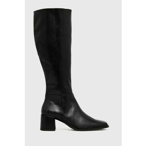 Vagabond Shoemakers Ghete de piele Stina femei, culoarea negru, cu toc drept imagine