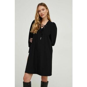 Answear Lab rochie culoarea negru, mini, drept imagine