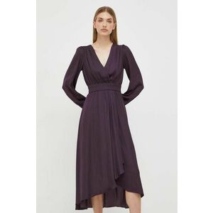 Morgan rochie culoarea violet, midi, evazati imagine