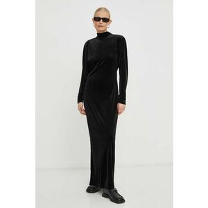 Gestuz rochie culoarea negru, maxi, mulată 10908605 imagine