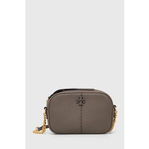 Tory Burch poseta de piele culoarea maro imagine