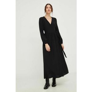 Answear Lab rochie culoarea negru, maxi, evazati imagine