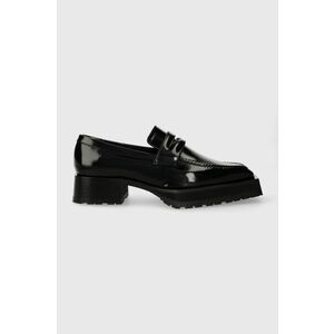 Stine Goya mocasini de piele Gurly femei, culoarea negru, cu platforma, SG5663 imagine