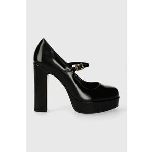 Kurt Geiger London pantofi de piele Regent Mid Platfrom culoarea negru, cu toc drept 1262100109 imagine