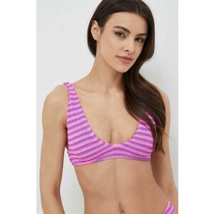 Bond Eye sutien de baie culoarea violet, cupa moale imagine