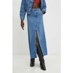 Answear Lab fusta jeans maxi, drept imagine