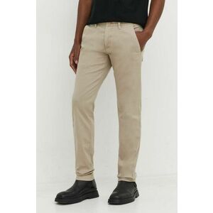 Marc O'Polo pantaloni barbati, culoarea albastru marin, cu fason chinos imagine