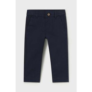 Mayoral pantaloni bebe culoarea albastru marin, neted imagine