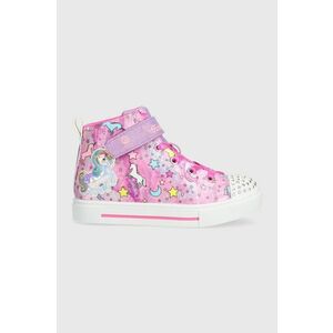 Skechers tenisi copii TWINKLE SPARKS UNICORN DAYDREAM culoarea roz imagine