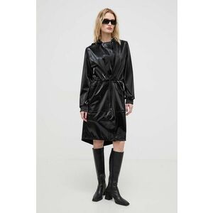 Rains geaca 18550 Jackets femei, culoarea negru, de tranzitie imagine