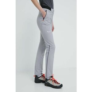 Salewa pantaloni de exterior Pedroc 4 DST culoarea gri imagine