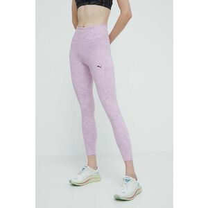 Puma jambiere de yoga STUDIO FOUNDATION culoarea roz, cu model, 524850 imagine