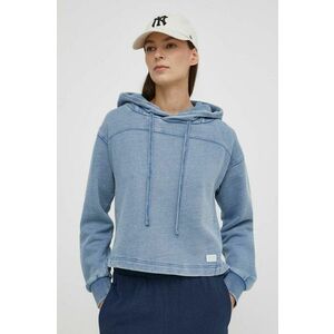 G-Star Raw hanorac de bumbac femei, cu glugă, neted imagine