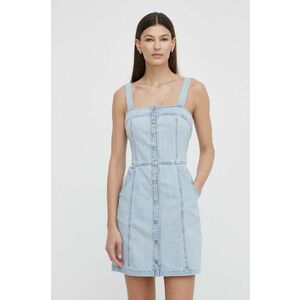 Levi's rochie jeans mini, evazati imagine