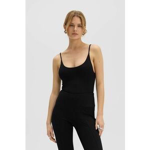 Saint Body salopeta THIN STRIPES PLAYSUIT BLACK culoarea negru, cu decolteu rotund, SB.525 imagine