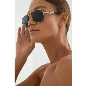 Versace Ochelari de soare femei, culoarea negru imagine