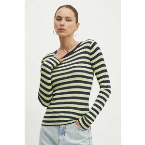 Résumé pulover ArlieRS Knit Blouse femei, culoarea albastru marin, light, 20361115 imagine