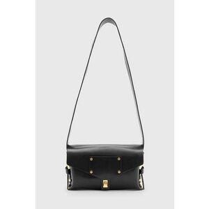 AllSaints poseta de piele MIRO SATCHEL culoarea negru, W004XA imagine