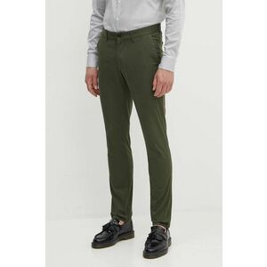 Michael Kors pantaloni barbati, culoarea verde, mulata imagine