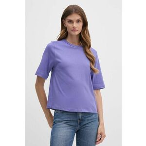 United Colors of Benetton tricou din bumbac femei, culoarea violet imagine